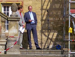 Tag des offnen Denkals 2010 Schloss Bernburg - Herr Lindemann und Herr Schütze